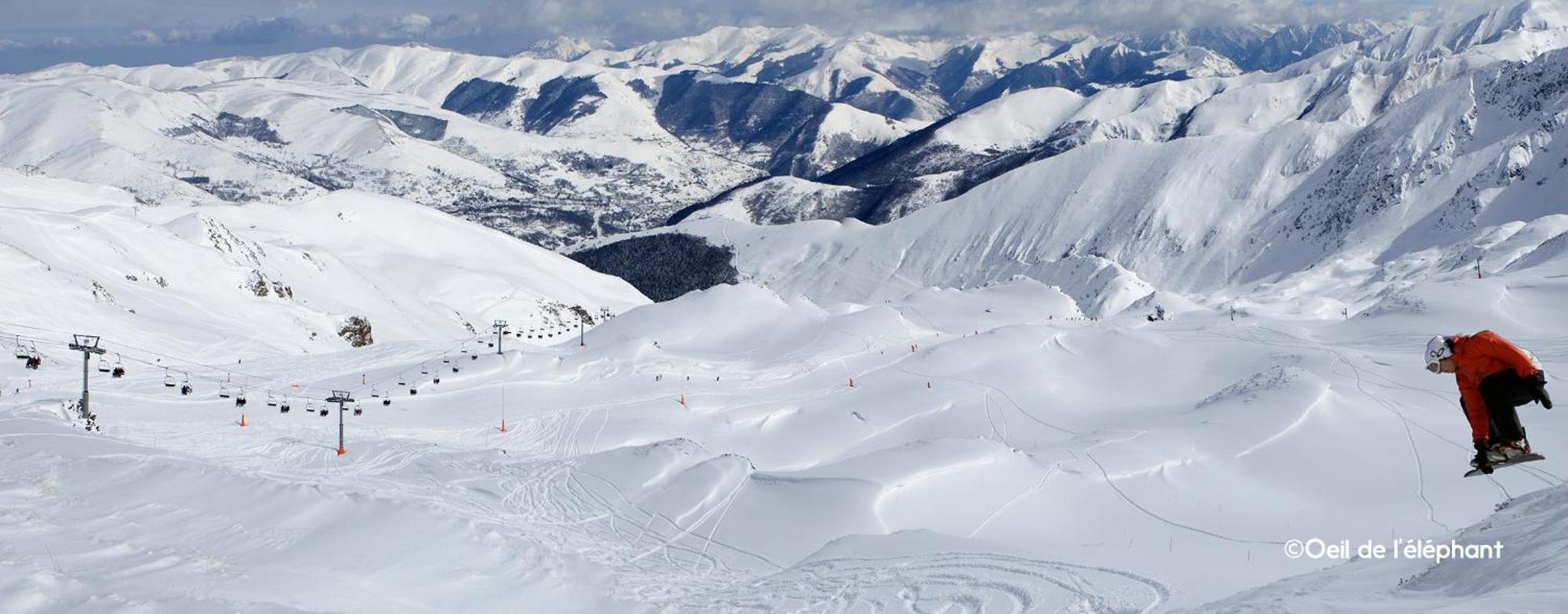 Les Gourgs Blancs - 80M Des Pistes - 6 Personnes Daire Génos Dış mekan fotoğraf